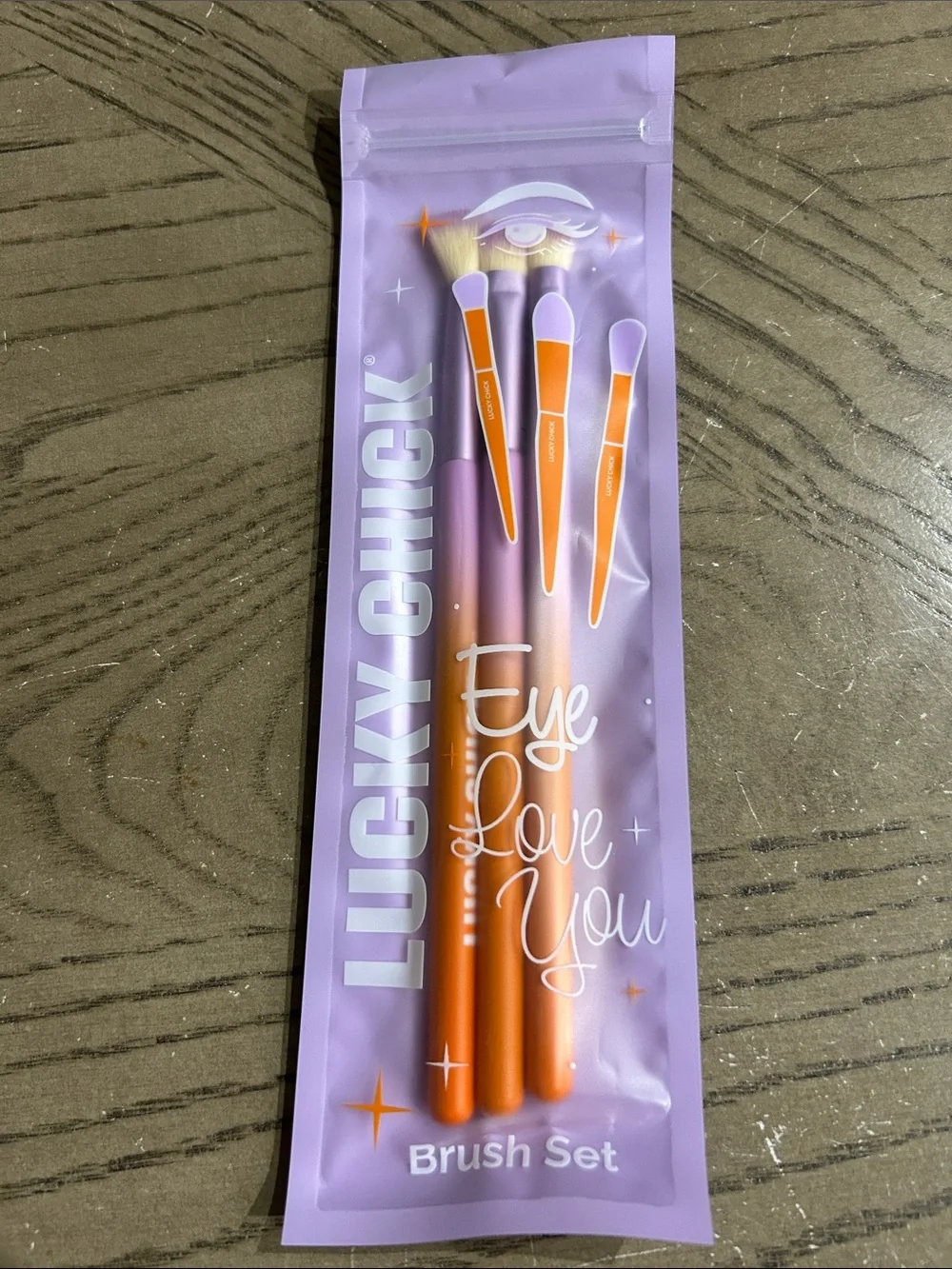 Eye Love You Brush Set - Purple & Orange